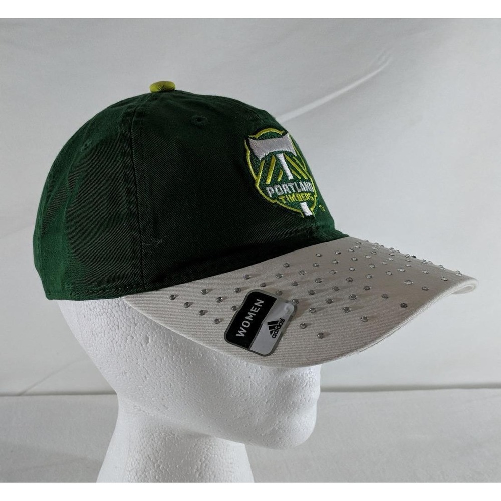 Adidas Women's OSFA Portland Timbers FC Soccer MLS Baseball Cap Hat NEW